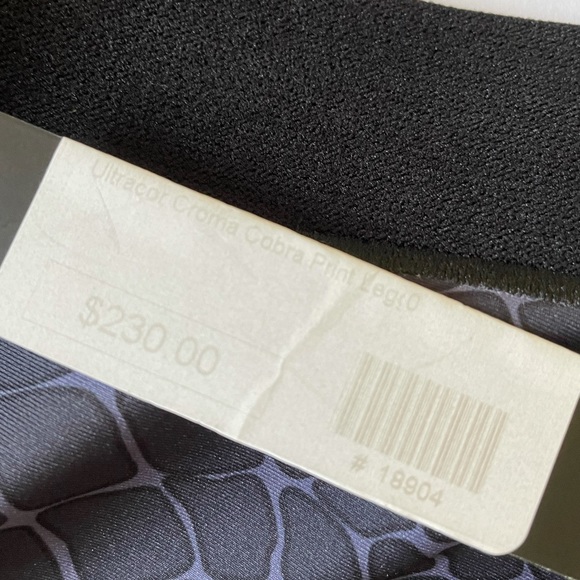 Ultracor Lux Croma Cobra Print Leggings NWT $230 - Picture 7 of 8